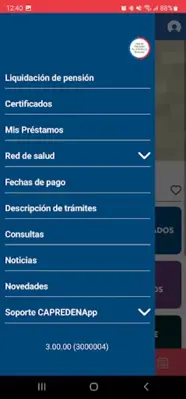 CAPREDENApp - PENSIONADOS/AS android App screenshot 1